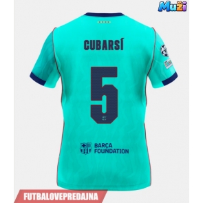 Lacne Muži Futbalové dres Barcelona Pau Cubarsi #5 2026-27 Krátky Rukáv - Tretina